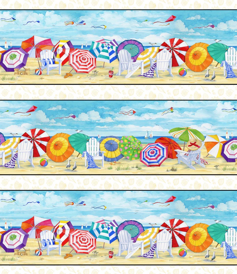 Border Stripe Sand - Beach Vista Collection by Paul Brent
